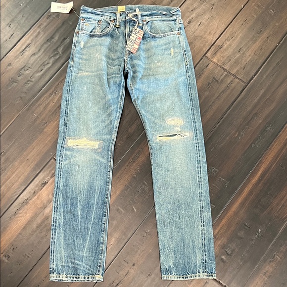Ralph Lauren Double RL Faded Blue Straight Jeans